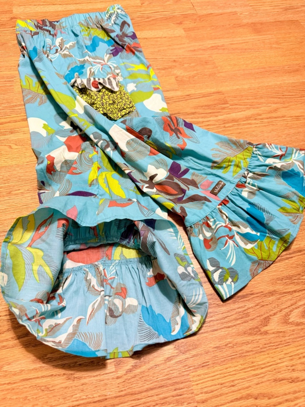 HTF Matilda Jane 12Y Cherry Farm Big Ruffles Wide leg pants - You & Me 2011